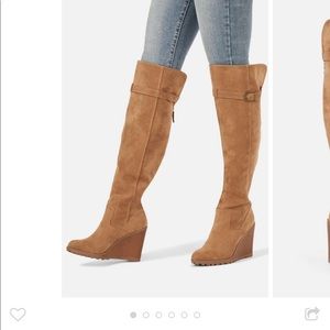 JustFab wedge boot!